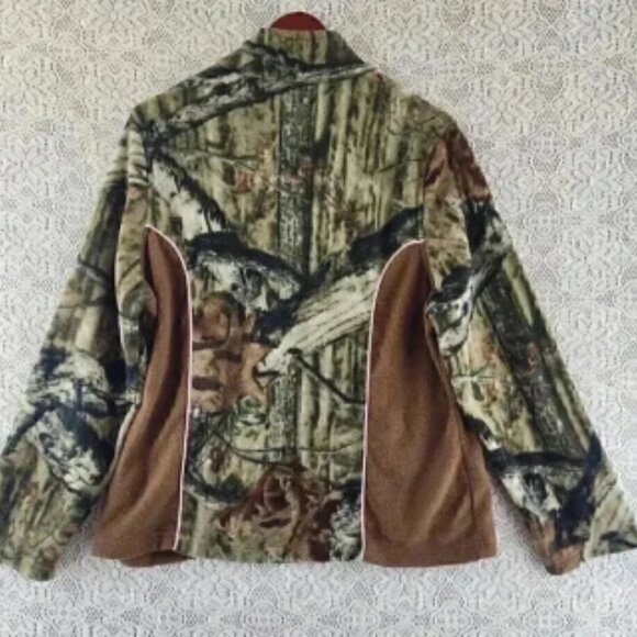 Break Up Infinity Mossy oak Camo Zip up Pullover Women's Sweatshirt XL - Picture 2 of 8